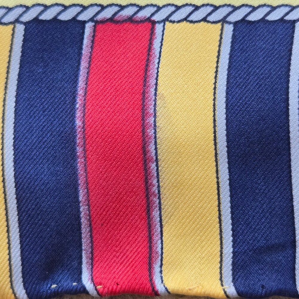 Franco Bassi Silk Square Scarf Signal Flags Nautical Marine Diving Ocean - Picture 8 of 10